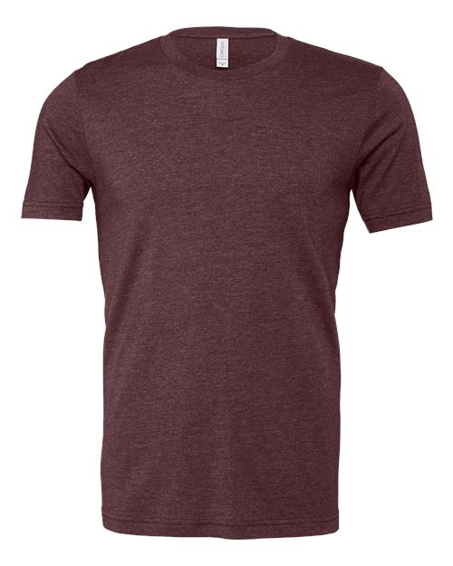 BELLA + CANVAS 3001CVC — Heather Maroon — front