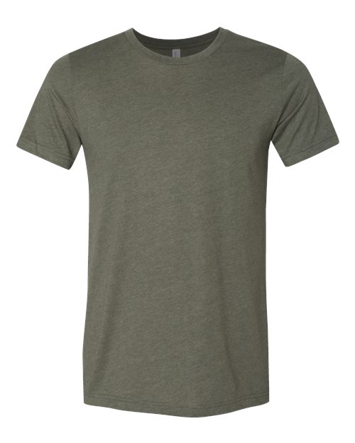 Bella + Canvas 3001CVC — Heather Military Green