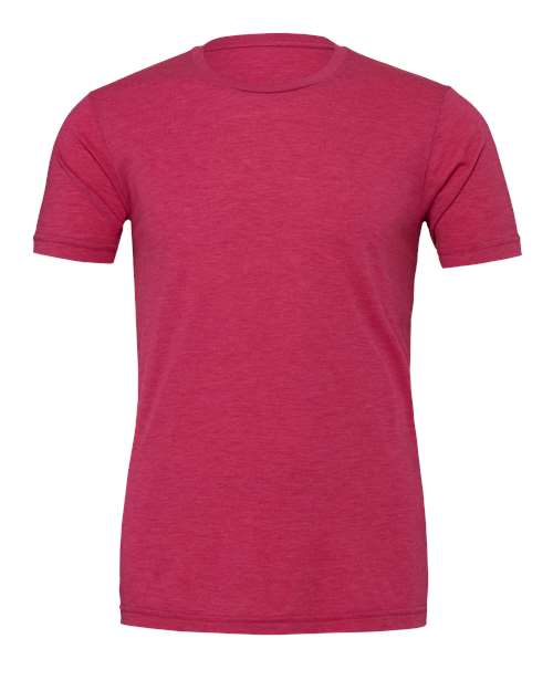 BELLA + CANVAS 3001CVC — Heather Raspberry — front
