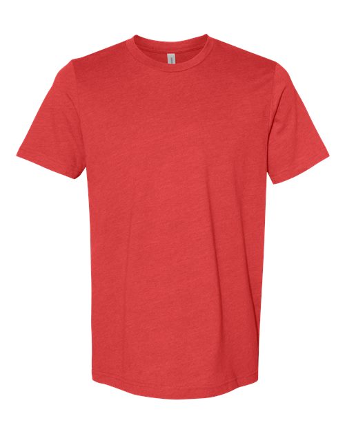 BELLA + CANVAS 3001CVC — Heather Red — front