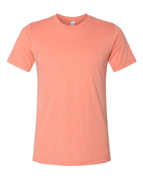 BELLA + CANVAS 3001CVC — Heather Sunset — front
