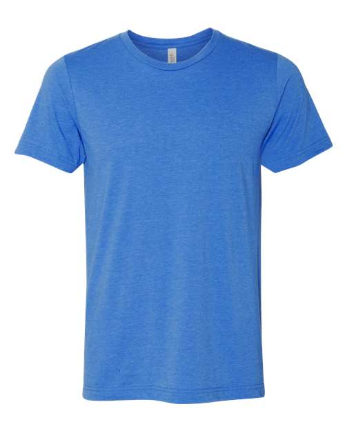 BELLA + CANVAS 3001CVC — Heather True Royal — front