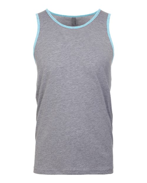 Next Level 3633 — Heather Grey Cancun — front