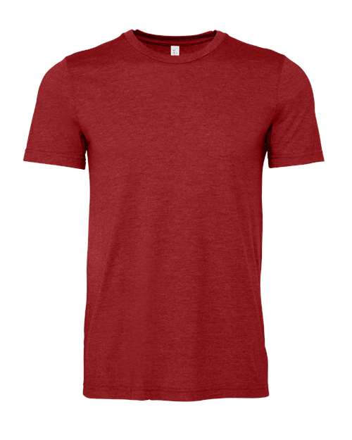 BELLA + CANVAS 3001CVC — Heather Canvas Red — front