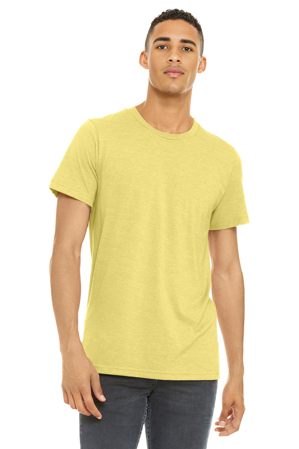 Bella + Canvas 3001CVC — Heather Yellow — front