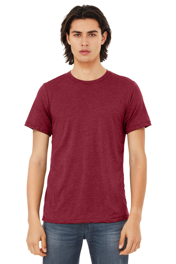 Bella + Canvas 3413 — Cardinal Triblend — front