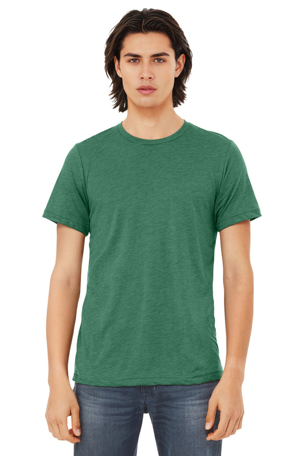 Bella + Canvas 3413 — Grass Green Triblend — front
