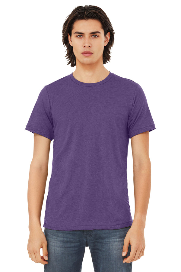 Bella + Canvas 3413 — Purple Triblend — front