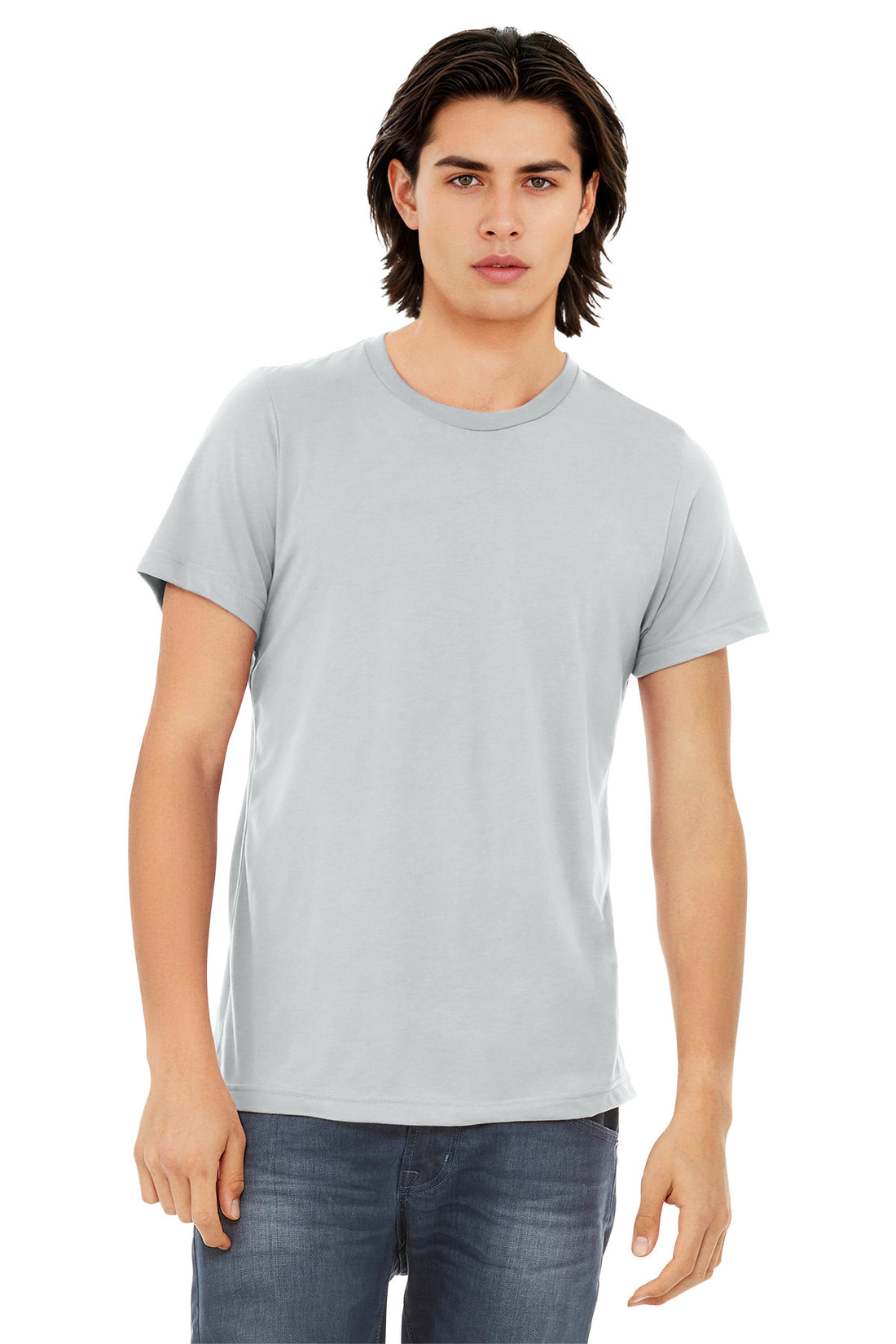 Bella + Canvas 3413 — Solid Silver Triblend