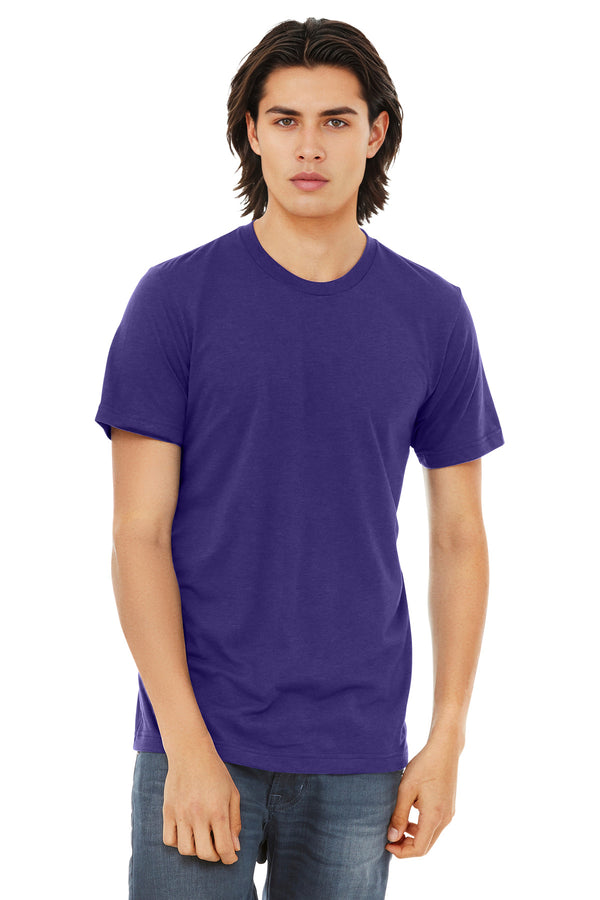 Bella + Canvas 3413 — Solid Team Purple Triblend — front