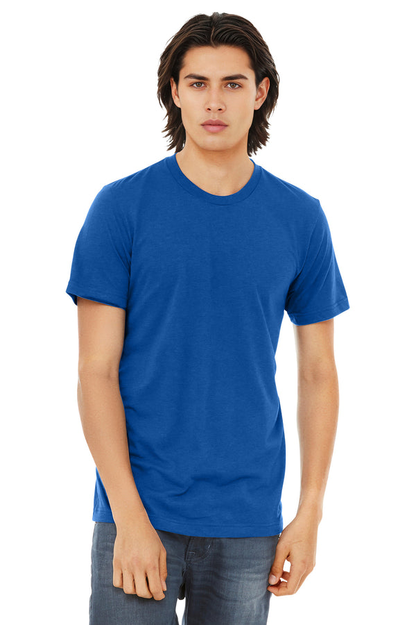 Bella + Canvas 3413 — Solid True Royal Triblend — front
