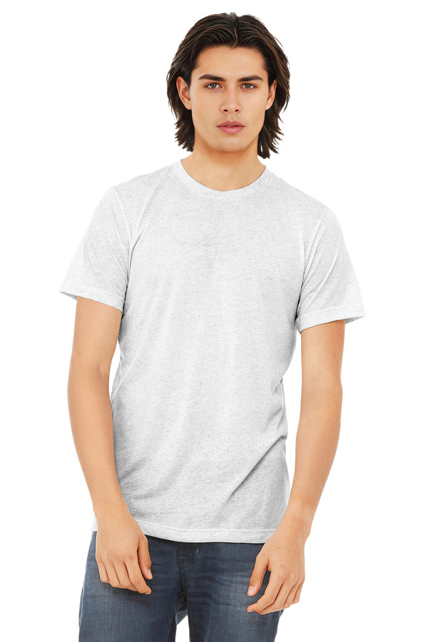 Bella + Canvas 3413 — White Fleck Triblend — front