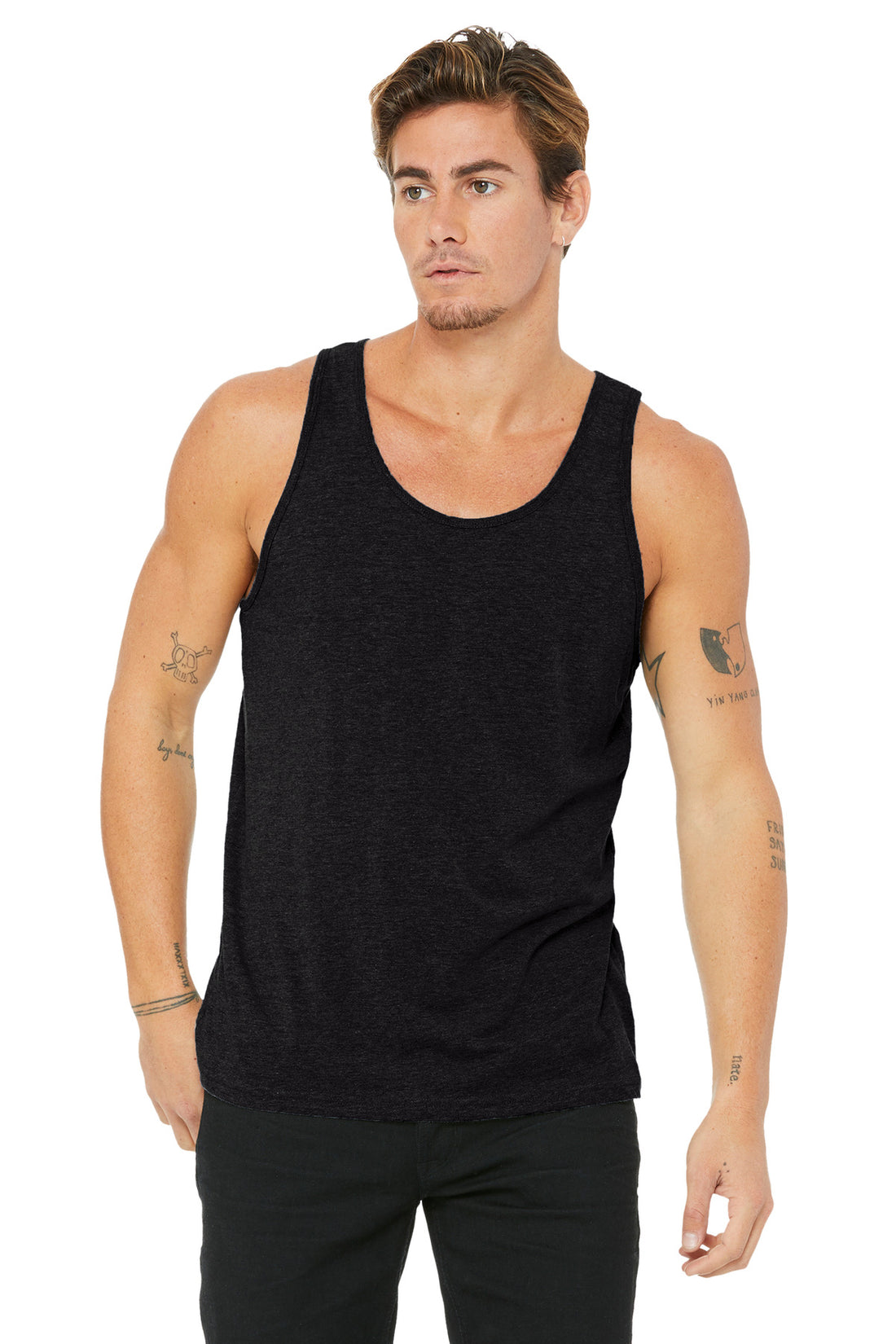 Bella + Canvas 3480 — Black Heather