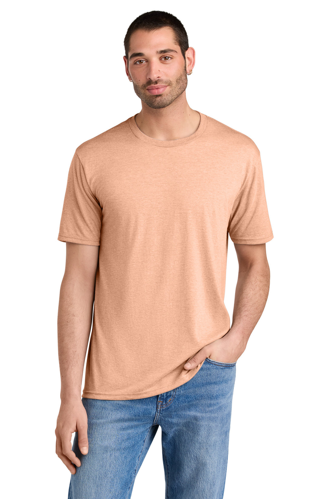 District DM130 — Heathered Dusty Peach