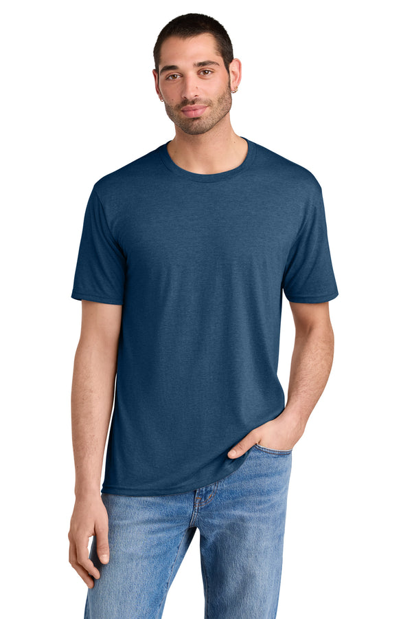 District DM130 — Heathered Neptune Blue — front