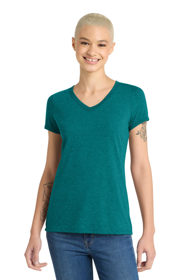 District DM1350L — Heathered Teal — front