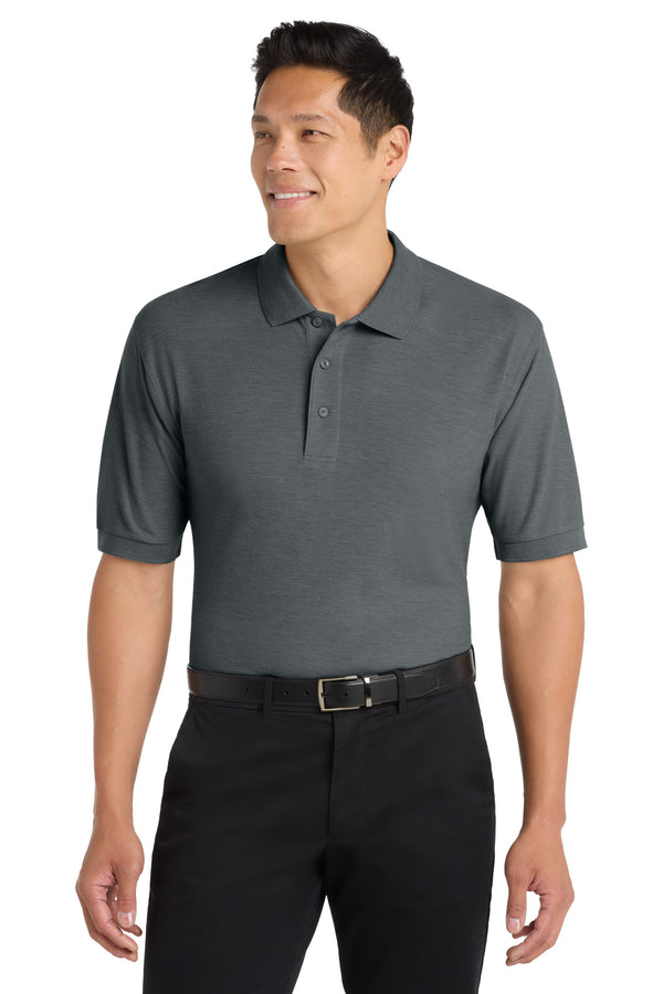Port Authority K500 — Steel Grey — front