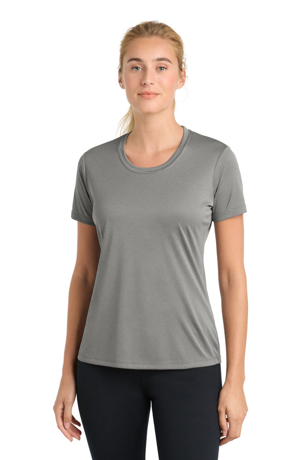 Sport-Tek LST350 — Grey Concrete Heather — front