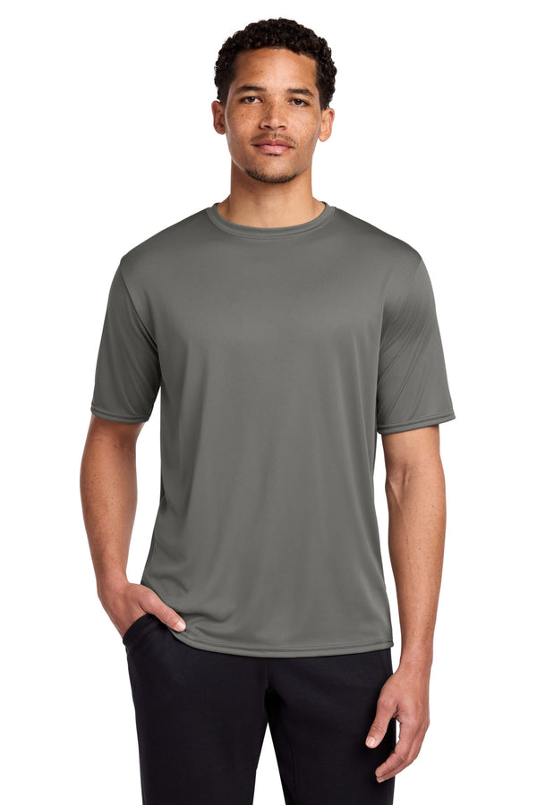 Port & Co PC380 — Grey Concrete — front