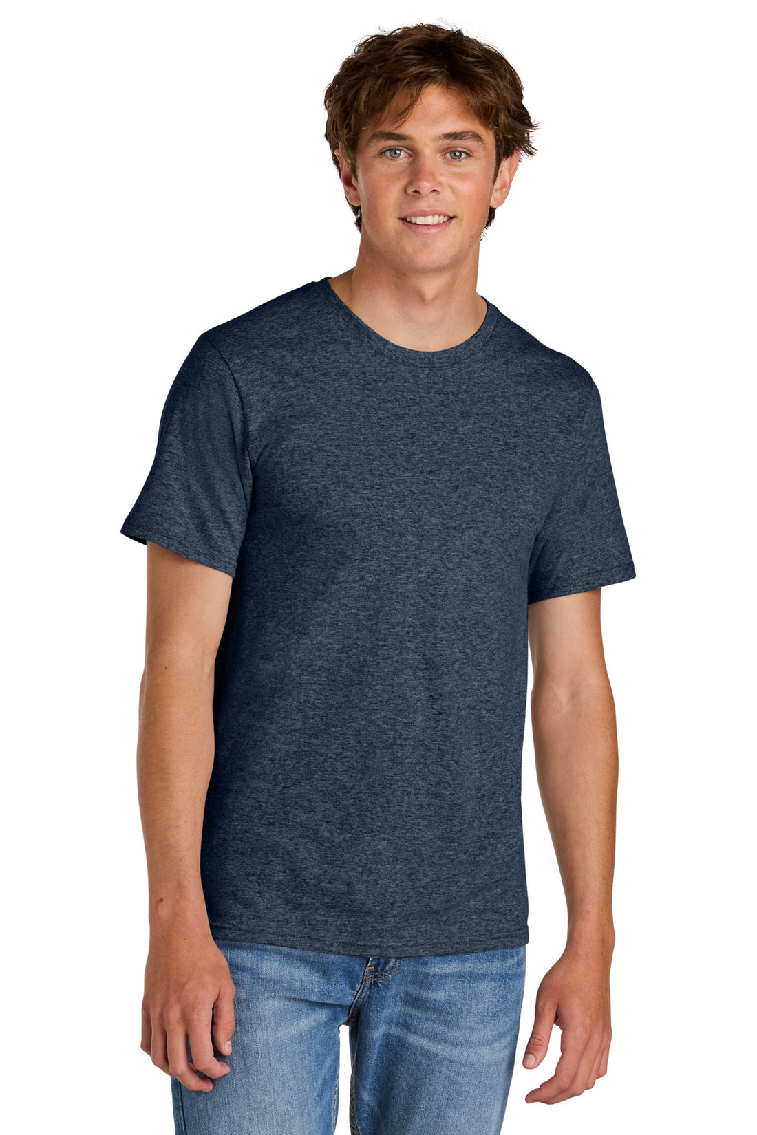 Port & Co PC43 — Heather Navy