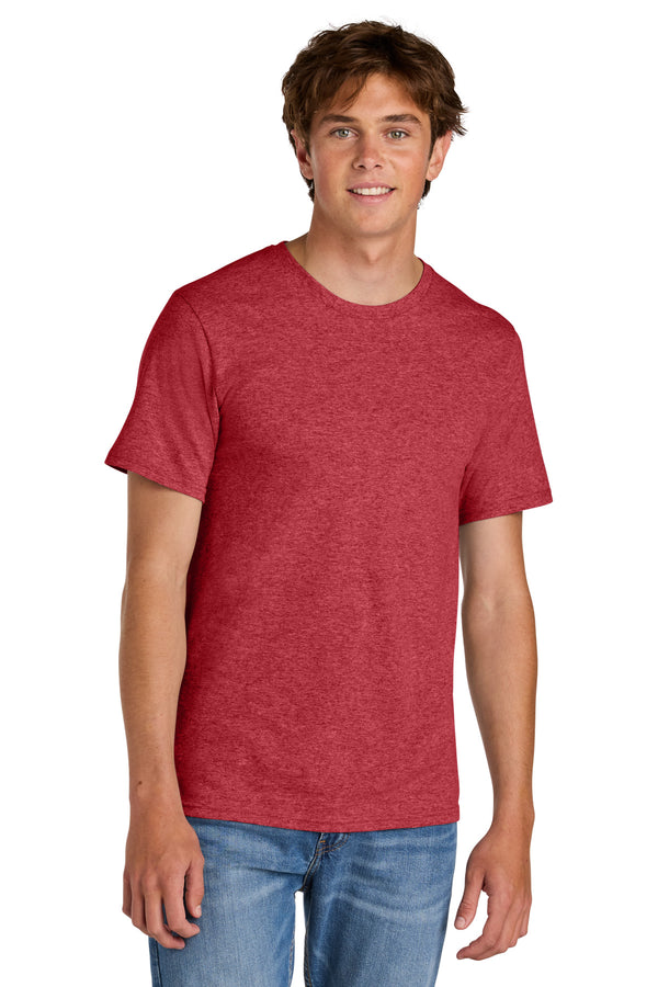 Port & Co PC43 — Heather Red — front