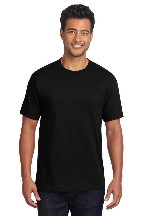 Port & Co PC54DTG — Jet Black — front