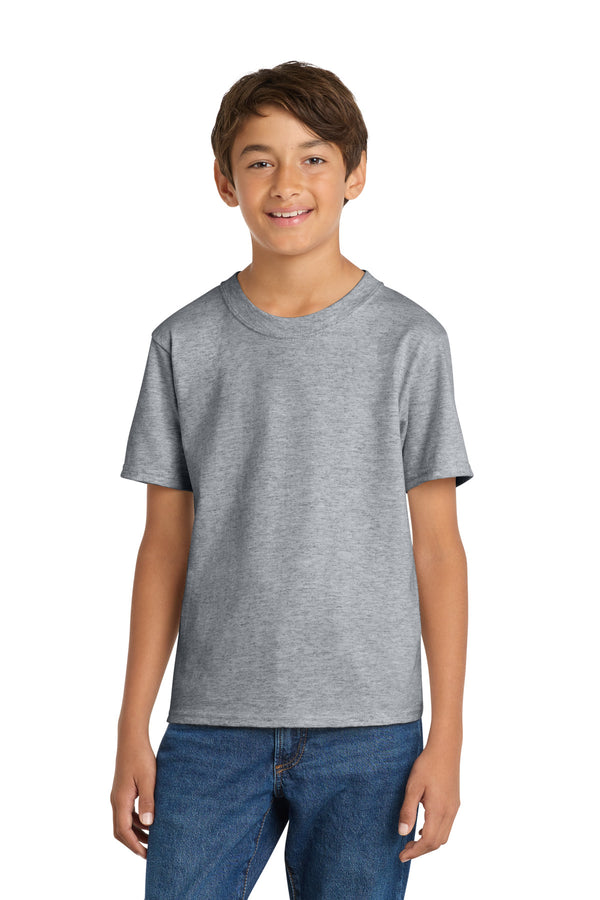 Port & Co PC54Y — Athletic Heather — front