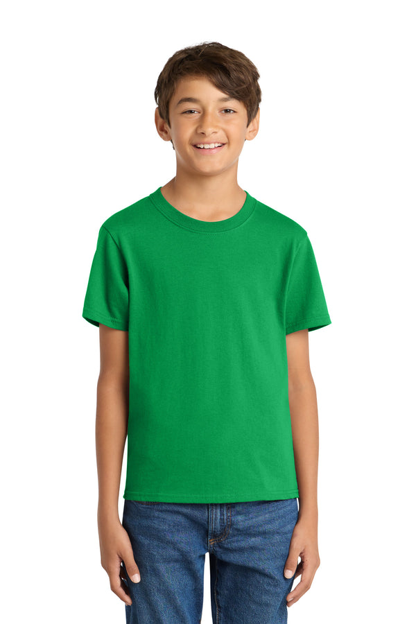 Port & Co PC54Y — Clover Green — front