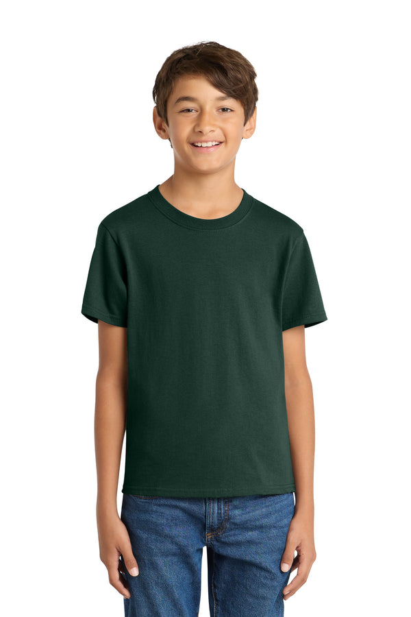Port & Co PC54Y — Dark Green — front