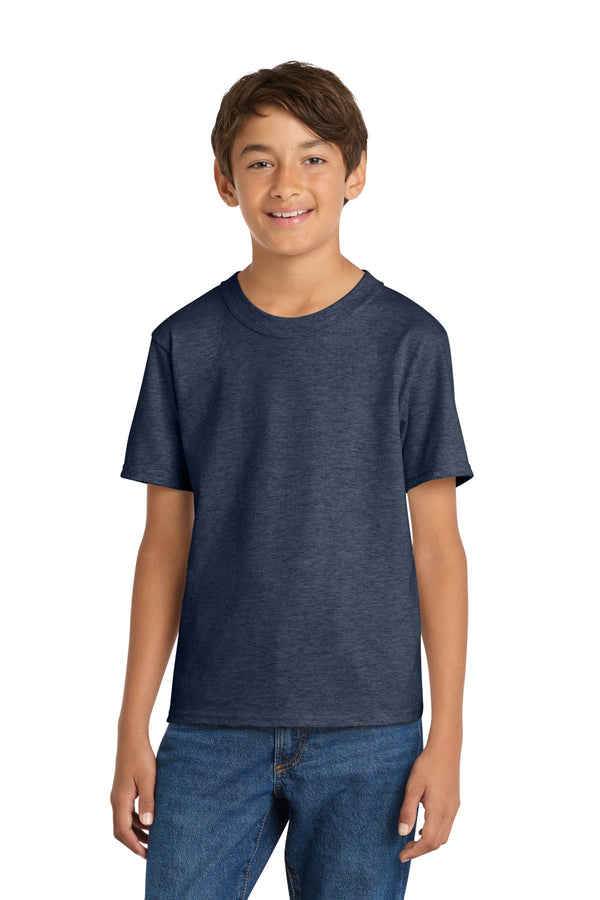 Port & Co PC54Y — Heather Navy — front