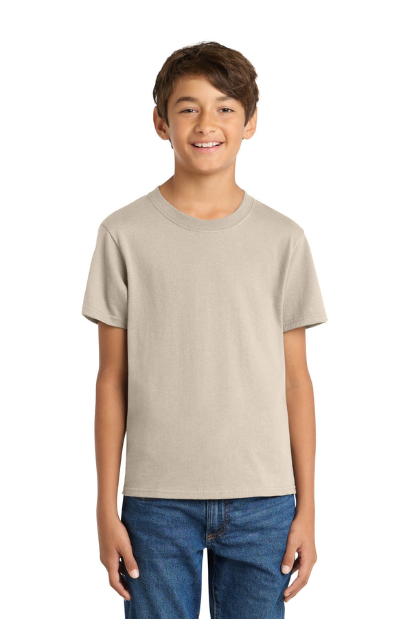 Port & Co PC54Y — Light Sand — front