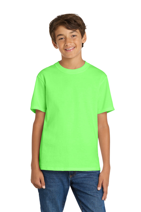 Port & Co PC54Y — Neon Green — front