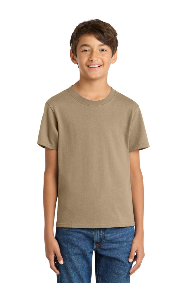 Port & Co PC54Y — Sand — front