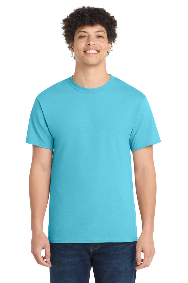 Port & Co PC54 — Aquatic Blue — front