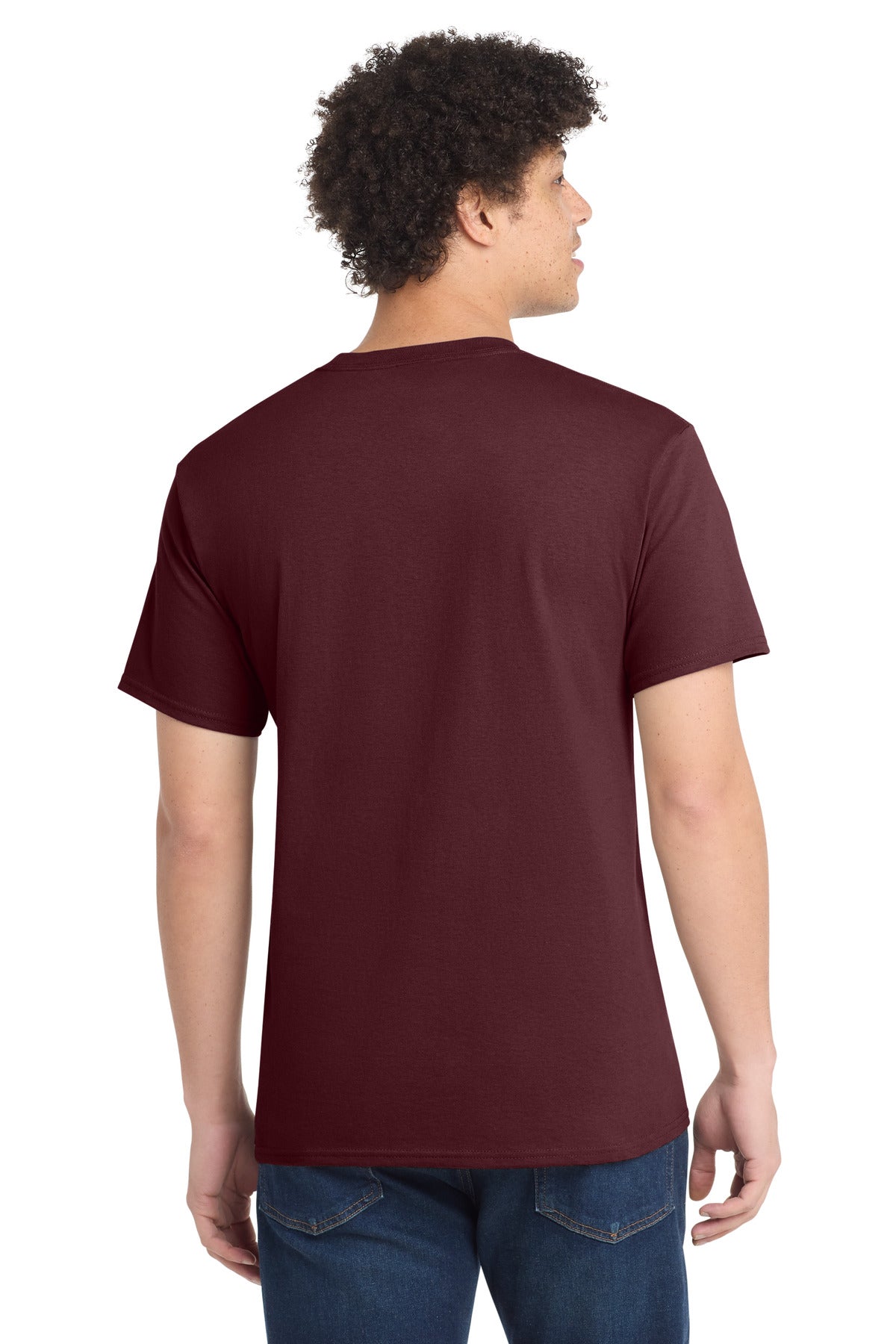 Port & Co PC54 — Athletic Maroon — back