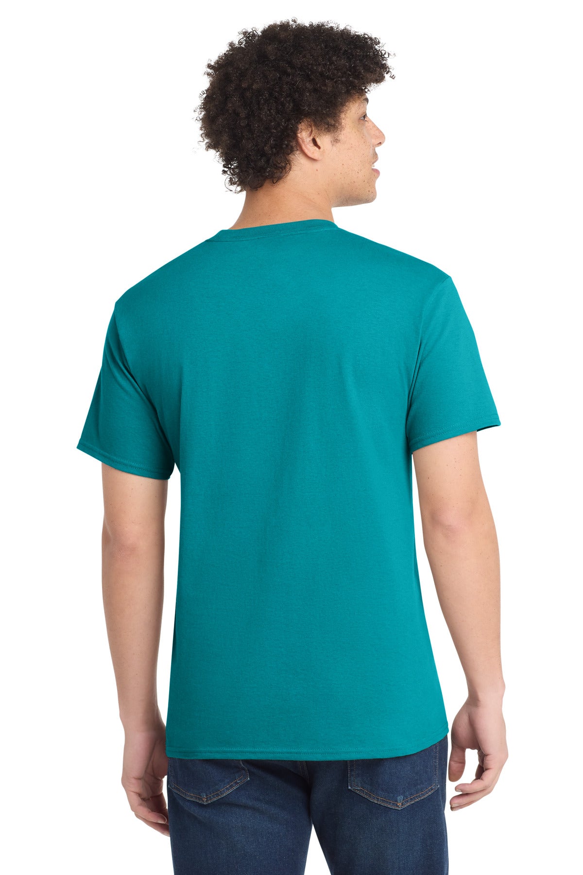 Port & Co PC54 — Bright Aqua — back