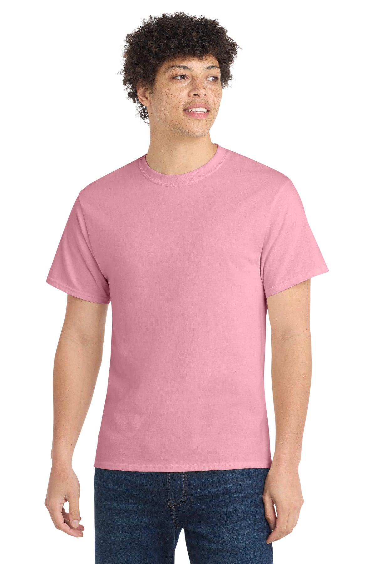 Port & Co PC54 — Candy Pink — front