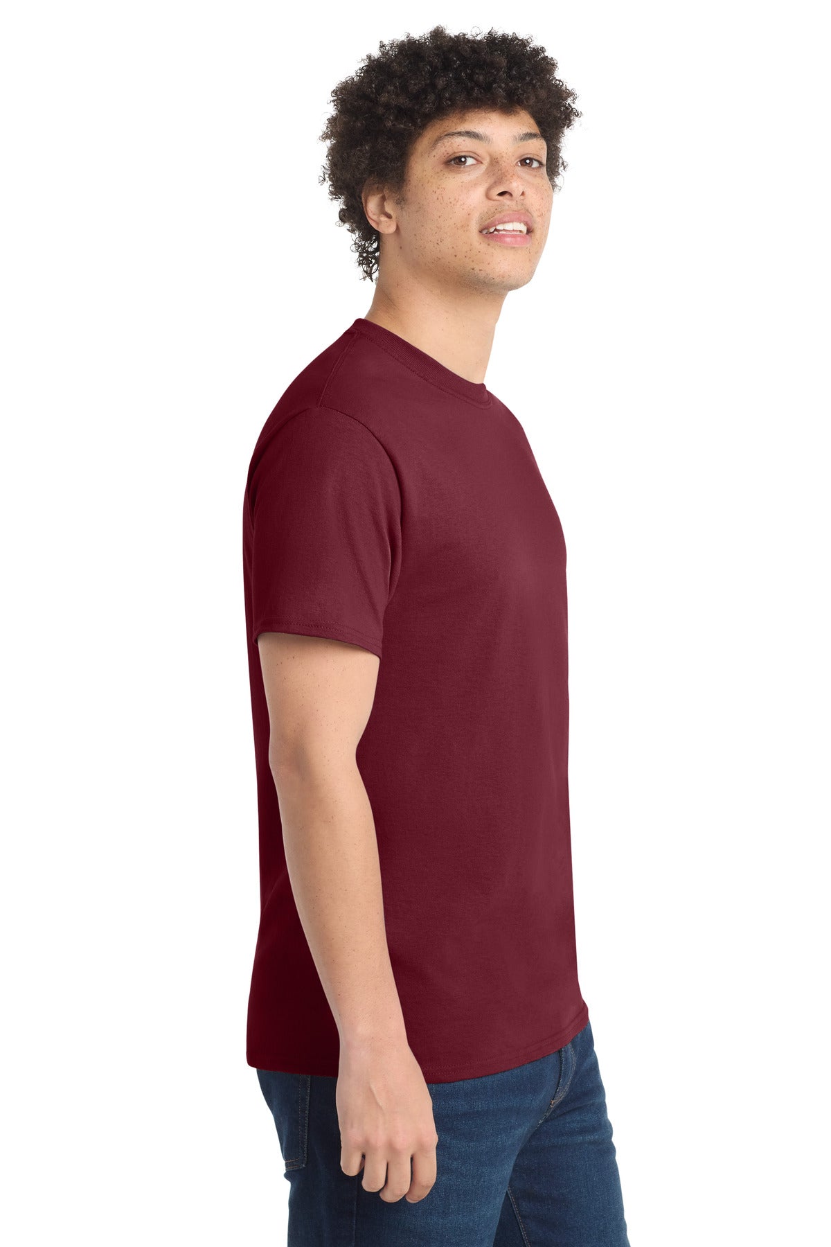 Port & Co PC54 — Cardinal — side