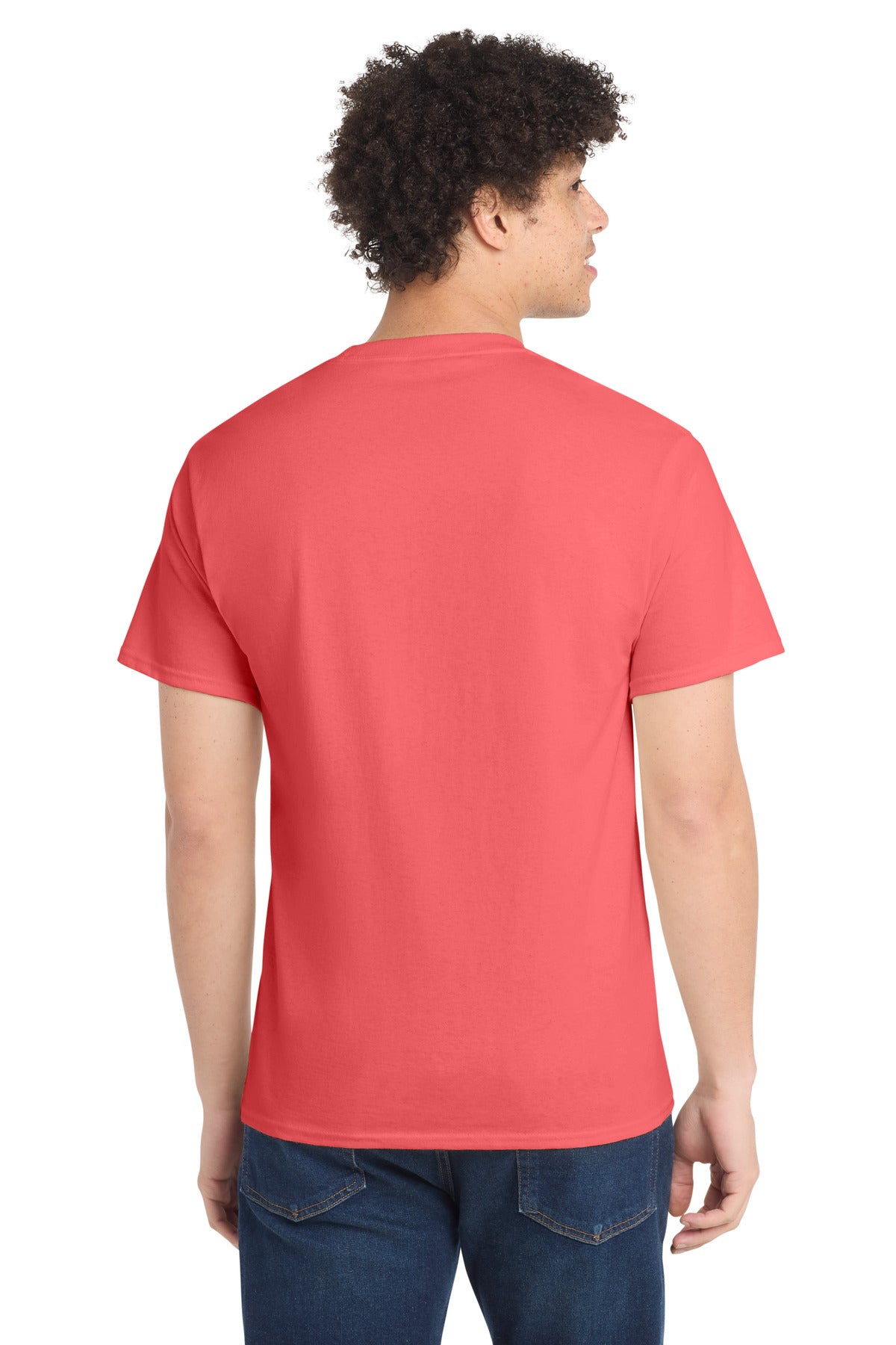Port & Co PC54 — Coral — back