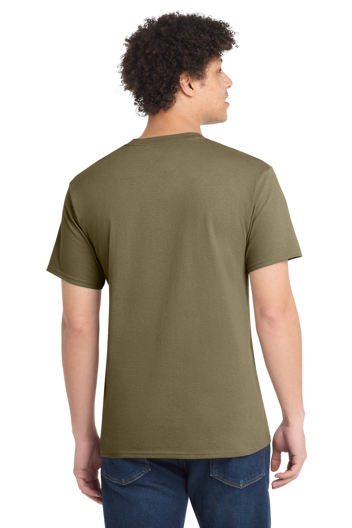 Port & Co PC54 — Coyote Brown — back