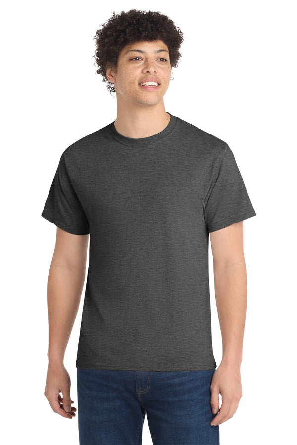 Port & Co PC54 — Dark Heather Grey — front
