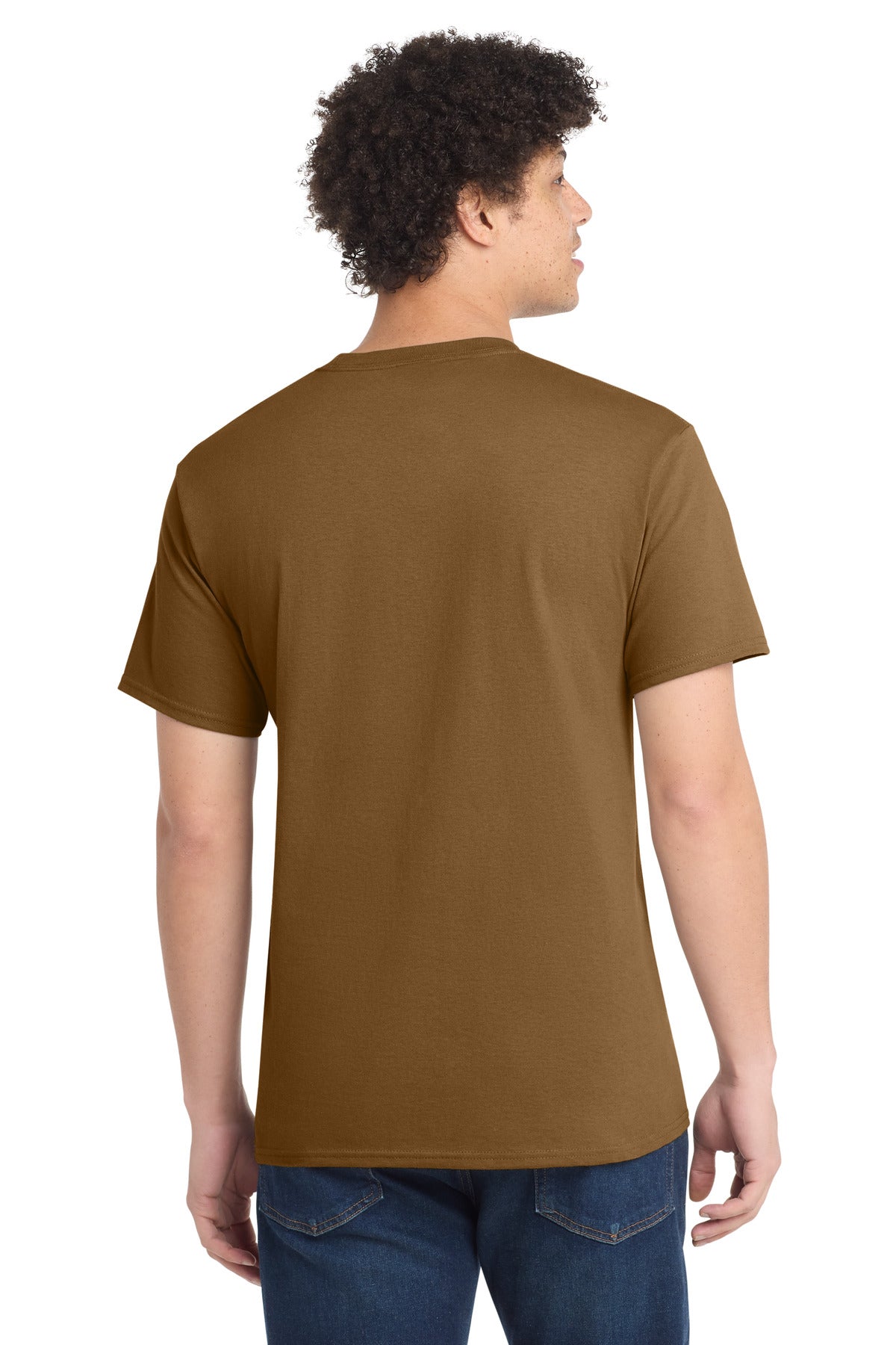 Port & Co PC54 — Duck Brown — back