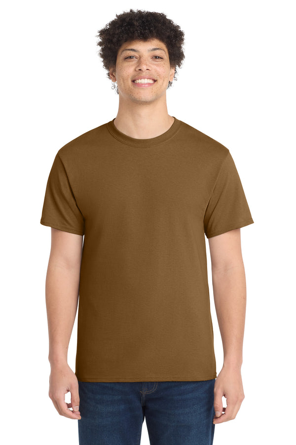 Port & Co PC54 — Duck Brown — front
