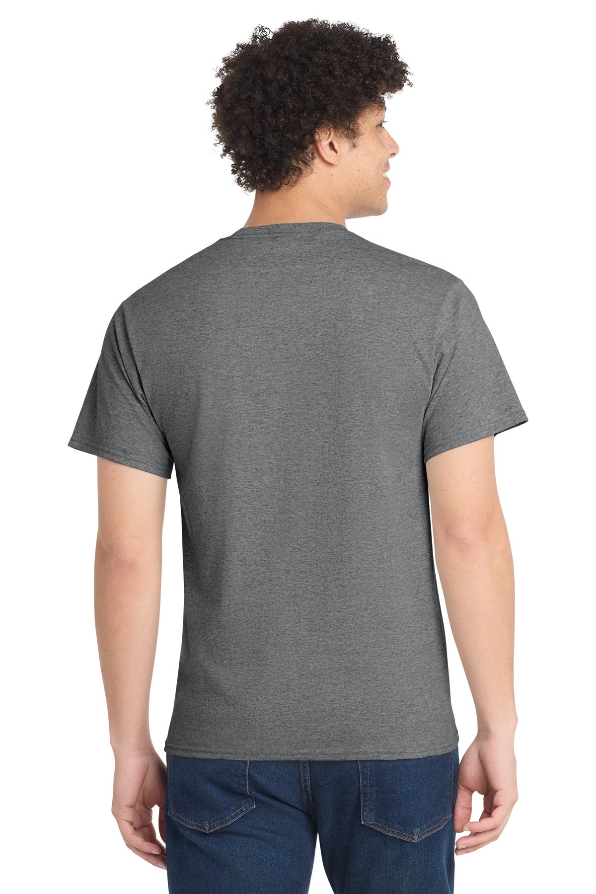 Port & Co PC54 — Graphite Heather — back