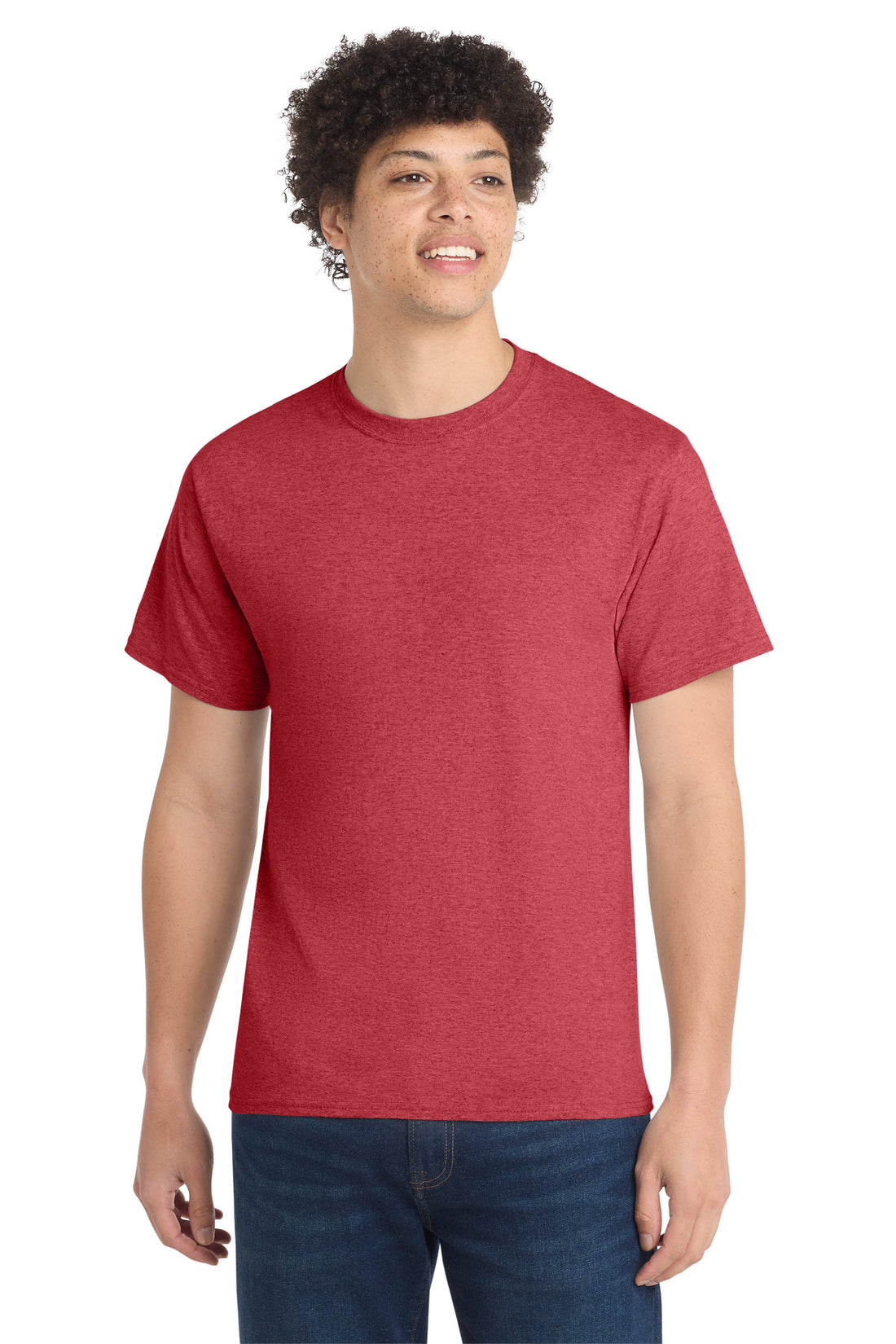 Port & Co PC54 — Heather Red