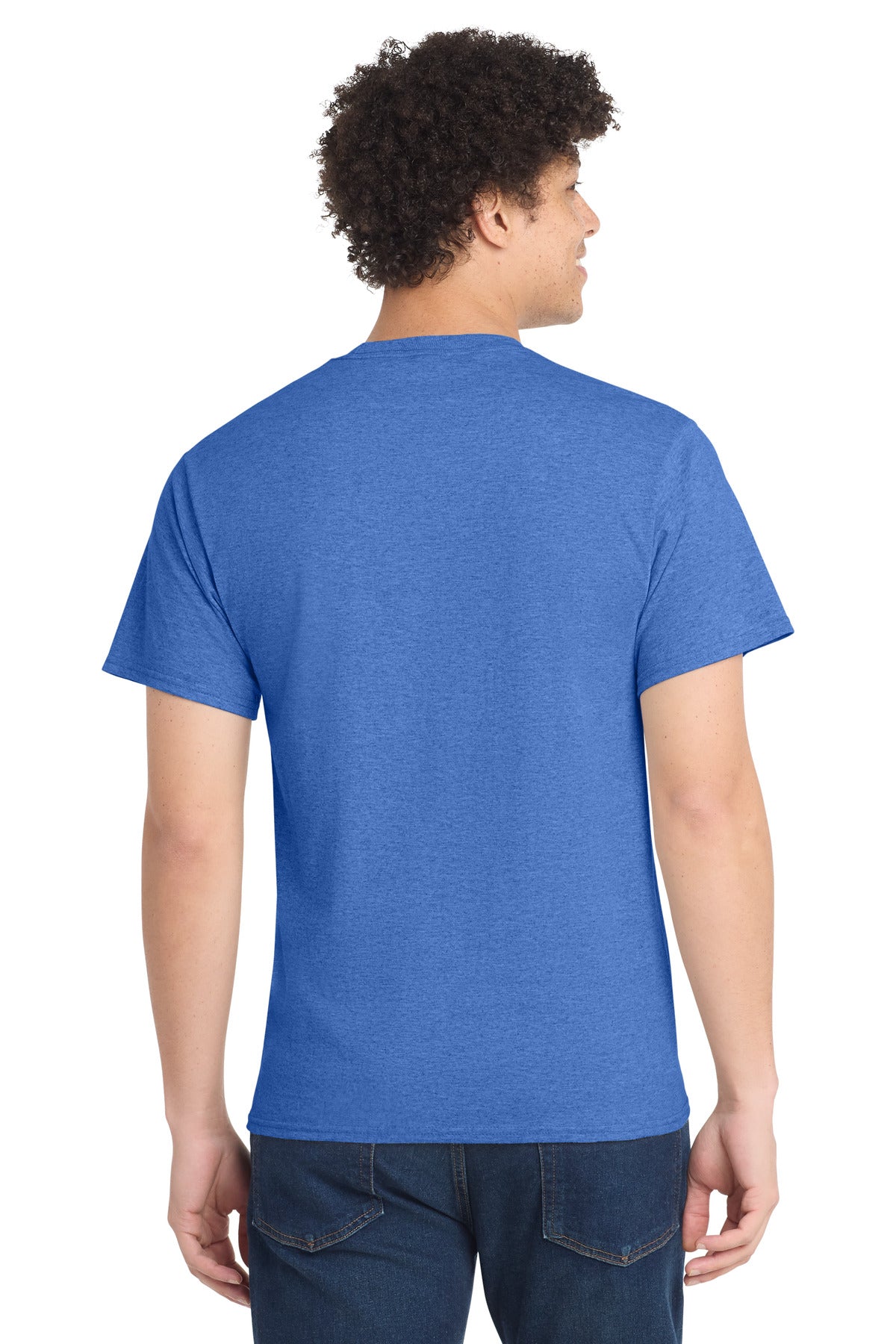 Port & Co PC54 — Heather Royal — back