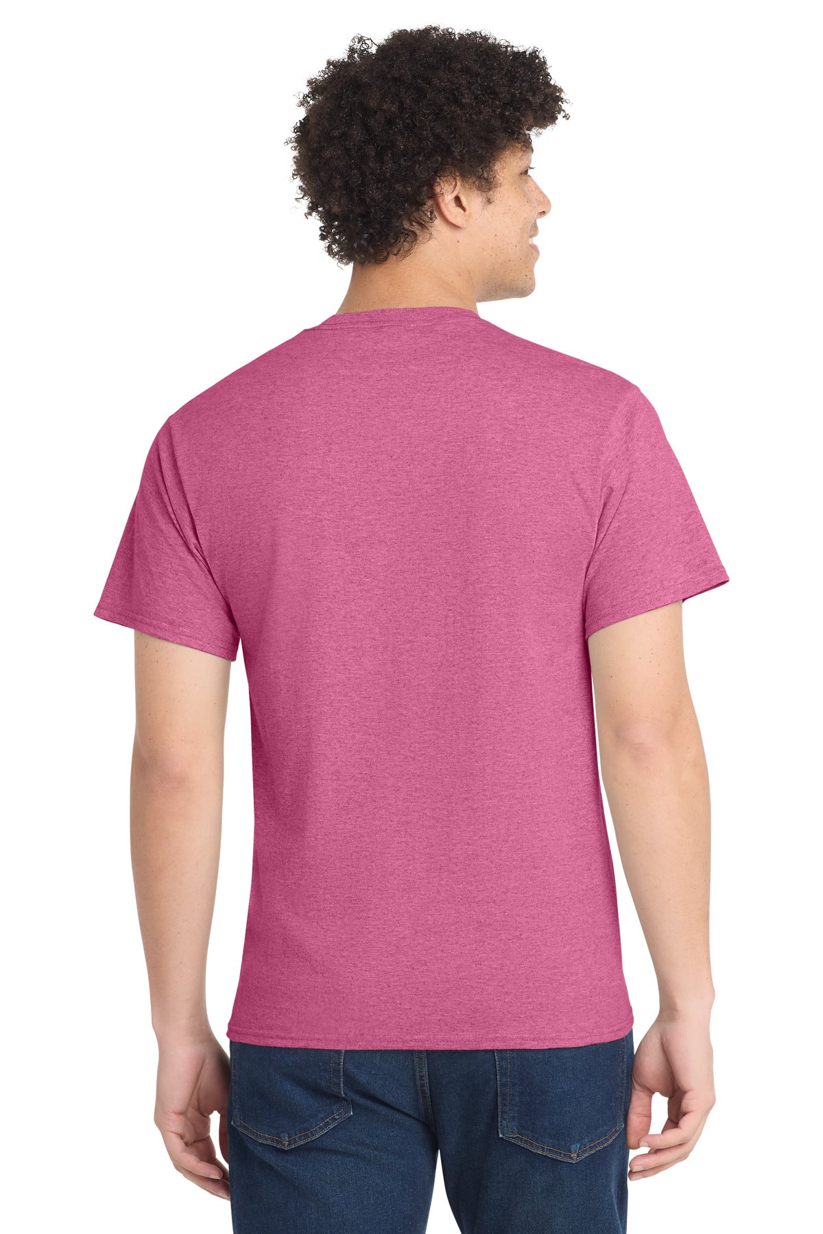 Port & Co PC54 — Heather Sangria — back