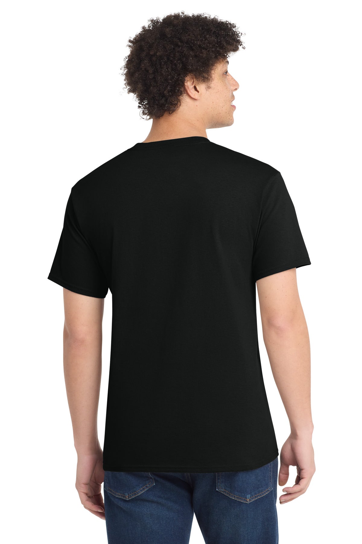 Port & Co PC54 — Jet Black — back