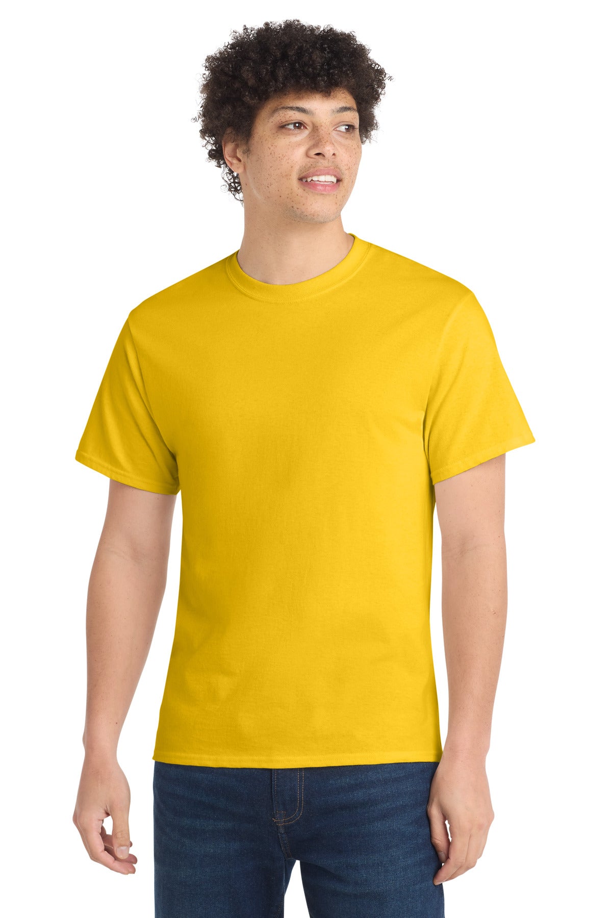 Port & Co PC54 — Lemon Yellow — front