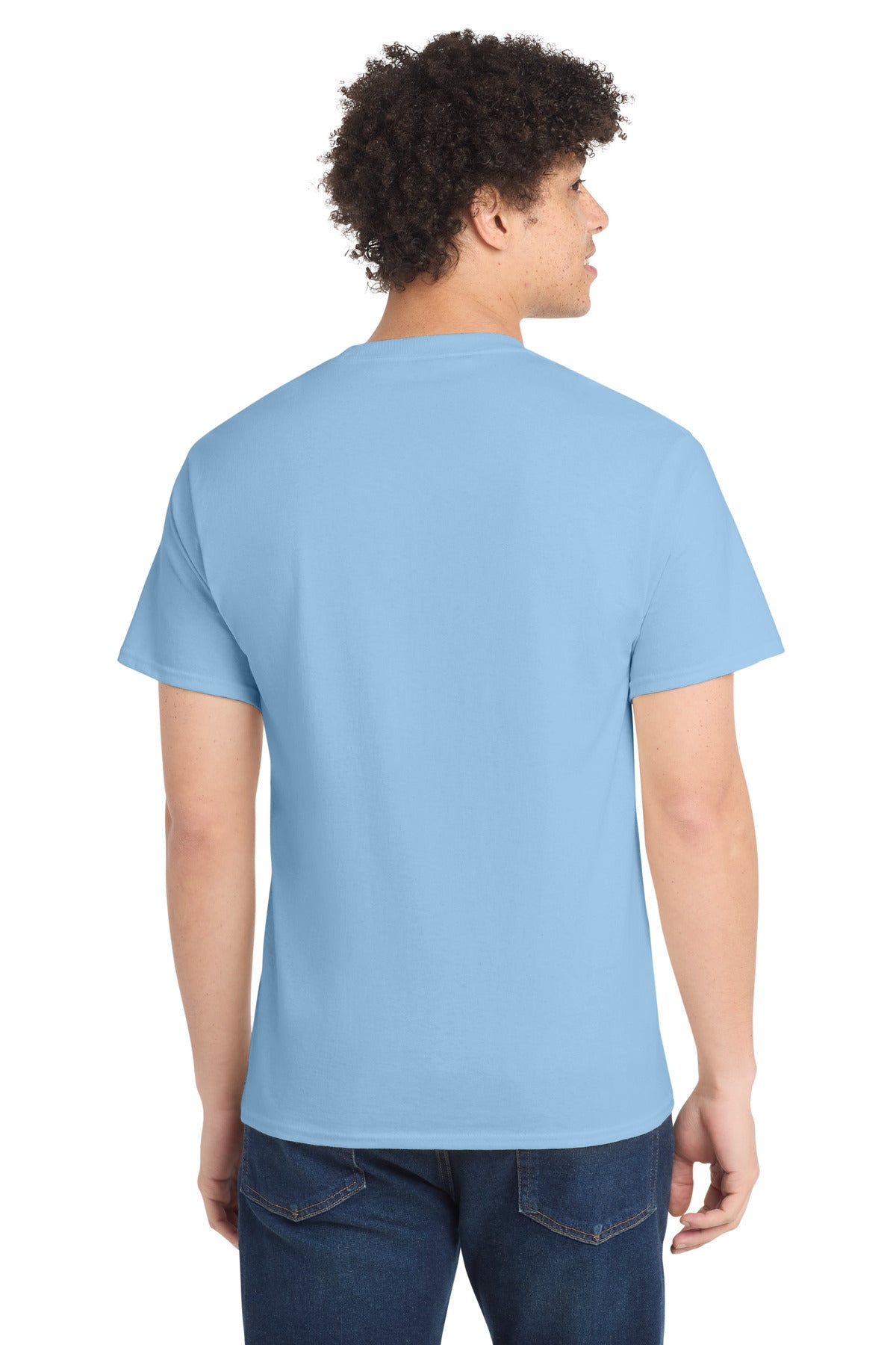 Port & Co PC54 — Light Blue — back